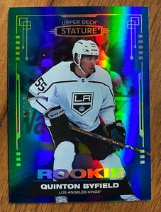 2021-22 Upper Deck Stature Rookies Green #187 - Quinton Byfield /35 RC (Kings) - Bild 1 von 1
