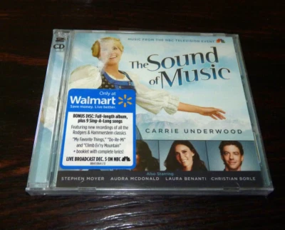 Звуки музыки - NBC TV - 2 CD (новый) Роджерс Хаммерстайн - Кэрри Андервуд - Изображение 1 из 2