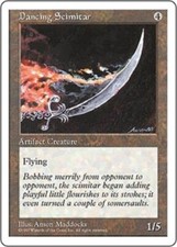 1x  Dancing Scimitar Fifth Edition MTG Magic the Gathering