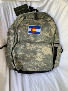 NWT Camoflauge Colorado 5-pocket Backpack - Afbeelding 1 van 9
