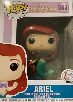 Little Mermaid Ariel Mermaid With Bag Pop! Funko Disney Vinyl Figure No: 563 - Image 1 of 4