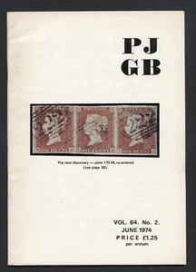 1974 (JUNE) 'THE PHILATELIC JOURNAL OF GREAT BRITAIN' Vol 84. No 2 - Picture 1 of 2