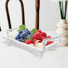 Iron Metal Fruit Plate End Table Decor Candy Dessert Plates