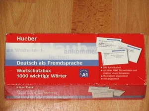 Wortschatzbox - Deutsch als Fremdsprache A2 - 500 Karteikarten mit Begleitheft - Imagen 1 de 1