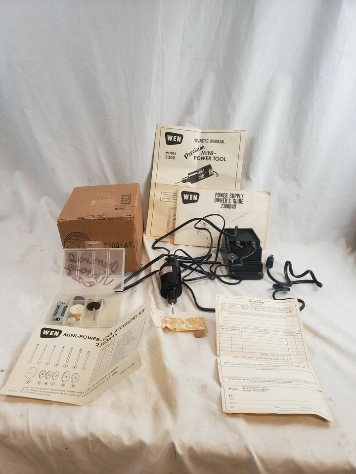 WEN Power Supply 2300B40 Precision Mini Power Tool 2300 A45 Accessory Kit Works! - Image 1 of 4