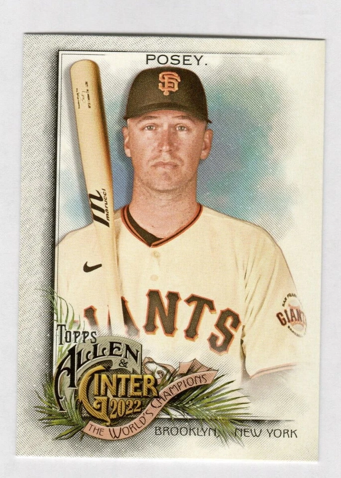 2022 Topps Allen & Ginter Buster Posey #77 San Francisco Giants - Image 1 of 1