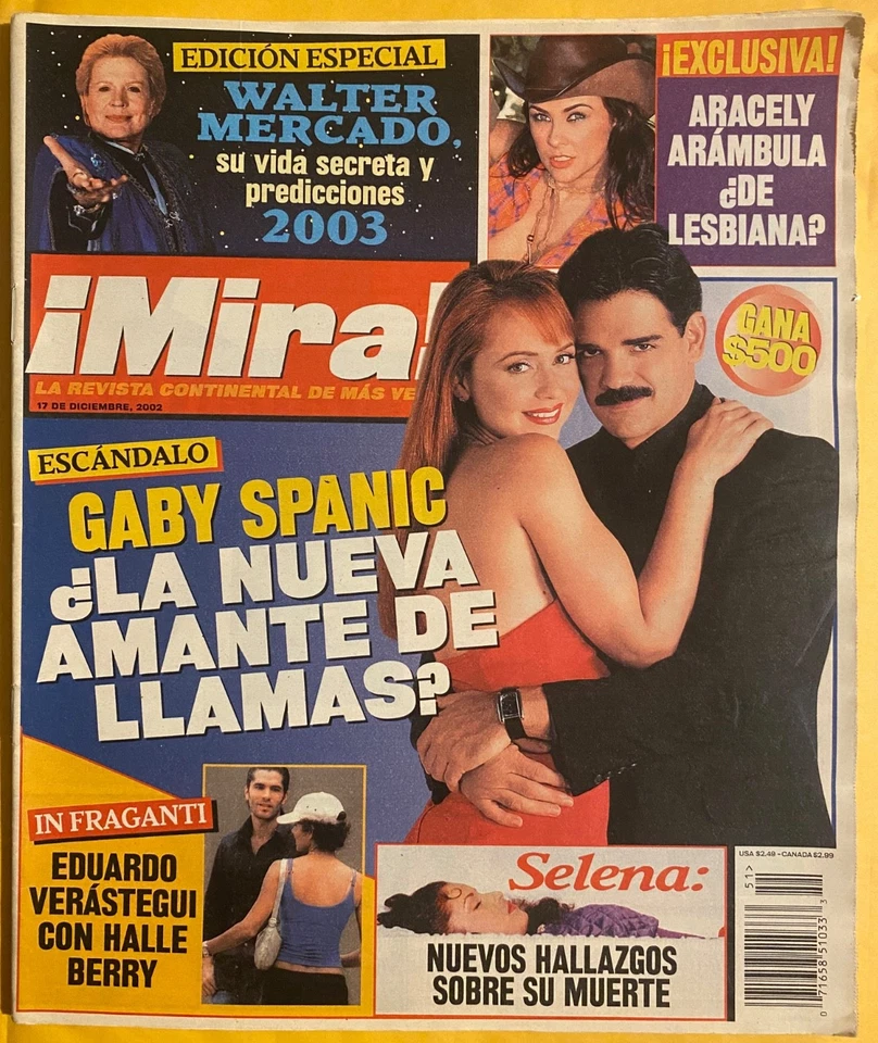 extremely rare SELENA QUINTANILLA mira WALTER MERCADO Eminem VICENTE FERNANDEZ - Image 1 of 4