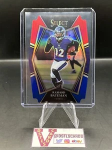 2021 Panini Select - RASHOD BATEMAN ROOKIE RED BLUE DIE CUT PREMIER LEVEL #155 - Picture 1 of 3