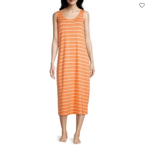 Camisón Ambrielle Cuello Redondo Tallas S, XL, XXL Nueva Naranja Cadmio - Imagen 1 de 4