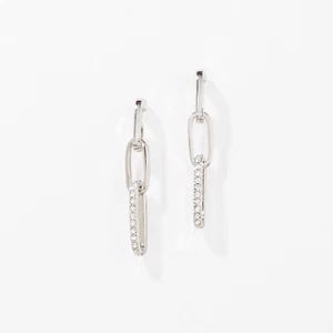 Touchstone Crystal Jewelry Women's Join Together Earrings - Picture 1 of 1