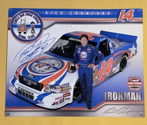 2005 Rick Crawford Ironman Autographed Large Card 