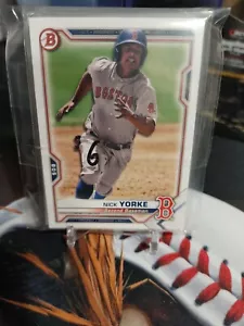 Nick Yorke 2020 Bowman Prospect 6 Card Lot Boston Red Sox - Bild 1 von 1