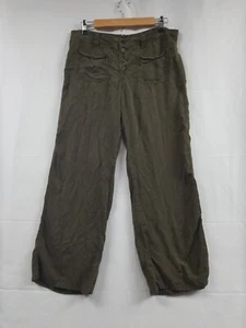 Y2K Billy  Jeans Pants Brown Button Up Wide Leg Women's Size 8 Made in USA  - Picture 1 of 10