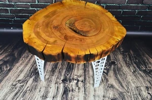 Schöner Couchtisch Kirschbaum Holz - Bild 1 von 8