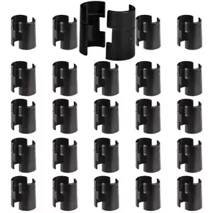 Wire Shelf Clips, Wire Shelving Shelf Lock Clips 25 Pairs 50 Pieces for 3/4" ... - Picture 1 of 6