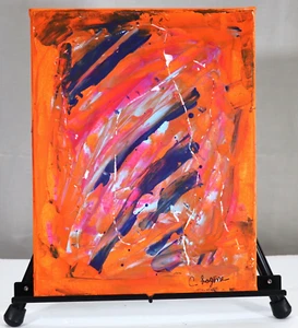 Abstract Original Art One of a Kind Work Caroline Grace Studio 11x14 - A2023C23 - Picture 1 of 4