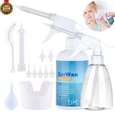 Ear Wax Remover Earwax Cleaner Kit Irrigation Cleaning Tool Wash System Ear Care • 17.63€