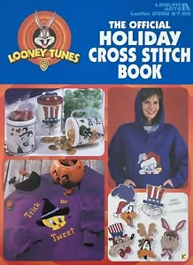 Brand New: Looney Tunes THE OFFICIAL HOLIDAY CROSS STITCH BOOK Leisure Arts 2999 - Picture 1 of 6