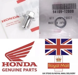 Genuine Honda Bolt, Drain, Plug 12x5 & Washer 12MM Fits: PCX SH125 Vision Forza - Picture 1 of 5