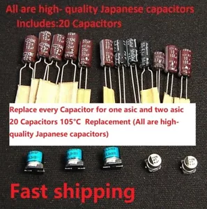 Sega Game Gear 20 Capacitor Replacement Repair Kit /for VA1 one asic or two asic - Picture 1 of 7