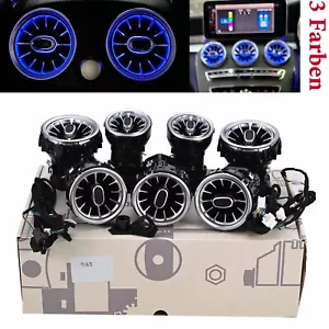 Luz de ambiente LED Air Vent de 3 colores para Mercedes Benz GLC X253 C W205 C205 A205 - Imagen 1 de 15