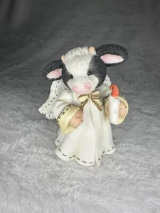 Figura Mary's Moo Moos May God's Light Shine On Moo 1998 Enesco 452696 - Imagen 1 de 4