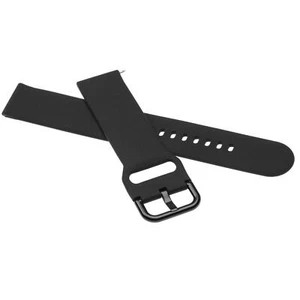 Bransoletka do Samsung Galaxy Watch Active 2 SM-R830 SM-R820 silikonowa czarna - Zdjęcie 1 z 4