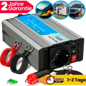 Przetwornica napięcia Przetwornica prądu 12v 230v Falownik 300W 500W Czysta sinusoida - Zdjęcie 1 z 13