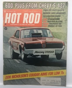 Hot Rod Magazine September 1968 - Imagen 1 de 1