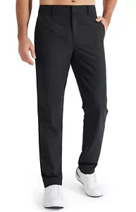 Mens Golf Pants Stretch Work Dress Pants 30" Quick Dry Lightweight Business C... - Picture 1 of 7
