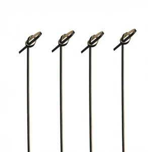 [100] Deko Spieße Bambus schwarz 10,5 cm Fingerfood Löwe | Aperitif Deko - Bild 1 von 1