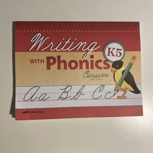 Abeka Writing with Phonics K5 (Cursive) Clean Pages - Picture 1 of 7