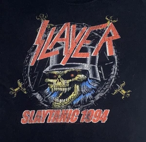 Camiseta De Colección 1994 Slayer Slaytanic Divine Intervention World Tour XL Thrash - Imagen 1 de 11