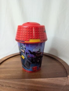 LEGO Batman Movie Batman Cup McDonalds 2017 With Lid Red - Picture 1 of 7