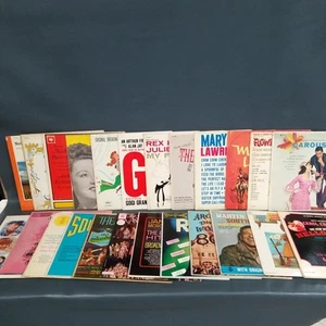 25 Vintage 12" LPs Musicals Stage Screen Ethel Merman Judy Garland Audrey & More - Picture 1 of 10