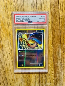 2009 Pokemon Platinum Supreme Victors #SH7 Milotic Reverse Foil PSA 8 - Picture 1 of 2
