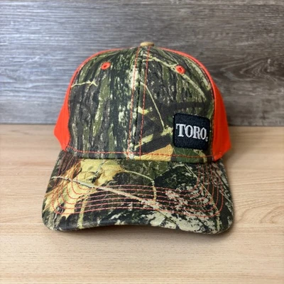 Chapéu TORO alça traseira laranja marrom camuflagem bordado masculino - Imagem 1 de 4