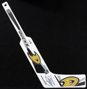 Jonathan Bernier Anaheim Ducks signierter Mini-Hockeyschläger JSA authentifiziert - Bild 1 von 3