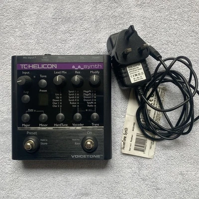 TC-Helicon VoiceTone Synth Vocal Effects Processor FX Pedal Vocal  - Used - Image 1 of 4