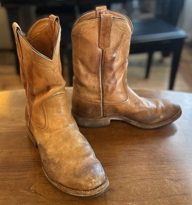 Винтажные ковбойские сапоги Rios Of Mercedes - Alpes 4100/5472T размер 10D деревенские/прочные - Изображение 1 из 4