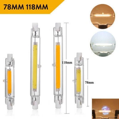78mm 118mm 7W 15W 28W Dimmable R7s LED Maïs Ampoule Céramique Verre Lampe - Image 1 of 4