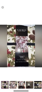 RALPH LAUREN Pine Cones & Berries TABLECLOTH OBLONG 60 X 120 - Picture 1 of 5