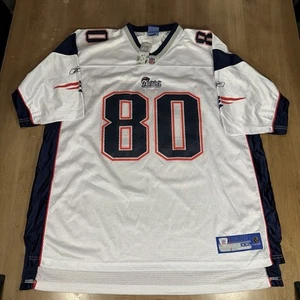 REEBOK ON FIELD TROY BROWN NEW ENGLAND PATRIOTS ADULT 2XL Jersey NWT White XXL - Picture 1 of 11