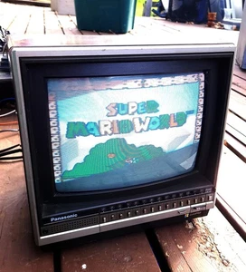 "TV ColorPilot CRT Vintage Panasonic CT-1113 13"" - Modelo Retro Raro - Solo RF TV - Imagen 1 de 5