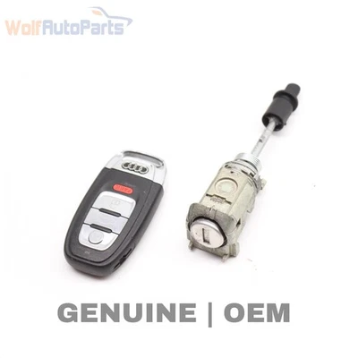 2016-2018 AUDI S6 4.0L - LOCK Switch / Cylinder SET W/ KEY 4G0898374AF - Image 1 of 4