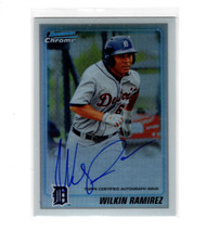 2010 Bowman Chrome Prospects Refractor Auto /500 Wilkin Ramirez #BCP191 Auto