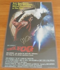 THE FOG photo 17x11 Signed by JOHN CARPENTER during PHILADELPHIA CONVENTION 2010