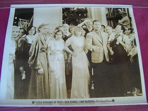 1st Nat Pictures' LC or photo, "GOLD DIGGERS OF 1937" Dick Powell/Joan Blondell