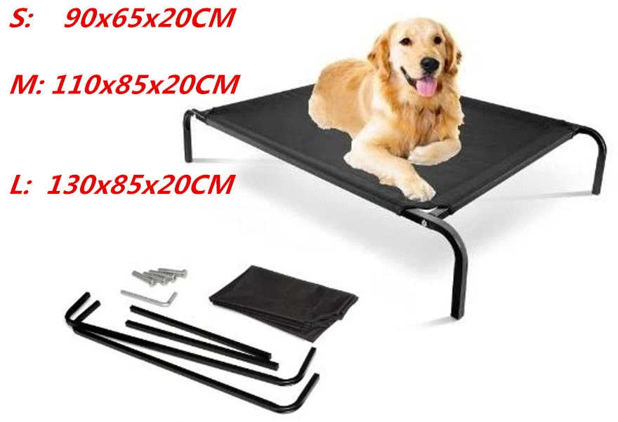 Large Heavy Duty Pet Dog Elevated Bed Trampoline Hammock Canvas Cat Puppy Cover  - image 1 of 1
