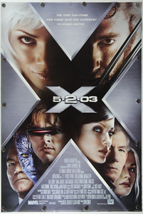 X2 X-Men United 2003 Double Sided Original Movie Poster 27" x 40"